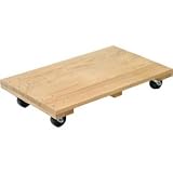 Premium Hardwood Dolly Solid Deck 900 Lb. Capacity