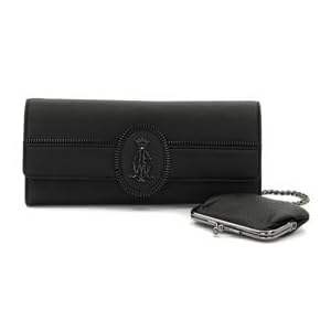Buy Ladies Zamura Black PVC Removable Coin Clutch: Black Clutch by Christian Audigier