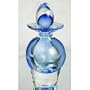 Cobalt Blue Art Glass Perfume Bottle X143-2