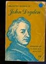 John Dryden Selected Works (Rinehart editions)