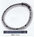 Phiten Titanium Necklace: Color-Blue Gray, Size-Small (18