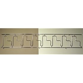 Trellis Frieze Elements-Skylines (TFE 1e-SL) -Handmade Aluminum Trellis-Frieze Panels from... by 