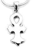  : Sterling Silver Medieval Cross - Ankh of Life Pendant