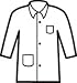 Kimberly Clark 44454-30 Kleenguard XP White Snap-Front Lab Coat, 2 Pockets, XL (Pack of 30)