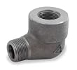 Industrial Grade 1MMV4 Street Elbow, 90 Deg, 1/4 In, Threaded