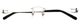 Cartier T8100831 Titanium Rectanglar T-EYE R Unisex Reading Glasses
