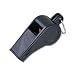 Economy Black Plastic Whistle Pack Dozen (DZN)