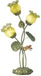 Dale Tiffany Glass Lily Pad Dragonfly Accent Lamp - TA50116