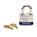 Laminated Steel Pin Tumbler Padlock - 1Ka Keyed 2585 Master Padlock