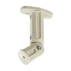 OmniMount Injection Molded 8 Lb. Bookshelf Speaker Mount in White [ Model AB2W ]