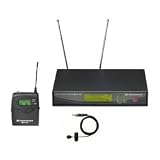 Sennheiser EW322-G2 Wireless System Lavalier Combo Pack, Bodypack Transmitter, Receiver