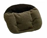 West Paw Tuckered Out Dog Bed-Hazelnut/Chocolate-Medium