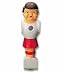 Sports : Kickerfigur aus PVC-Material, rot.