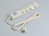 バッファローコクヨサプライ Arvel エコタップ シャッター付2P4個口 2M TA5142WH