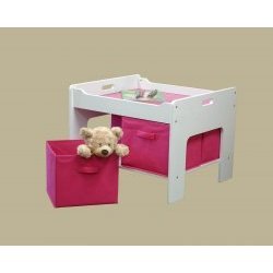 Sourcing Solutions Kids Activity Table with Four Storage Bins, White