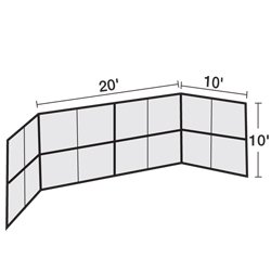 Buy (Price SET)SSG BSN Chin Link Backstop - 20feet No Hood, Backstops, Field Equipment, Baseball and...