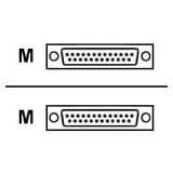 APC - Serial / parallel gender changer - DB-25 (M) - DB-25 (M)