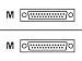Electronics : APC - Serial / parallel gender changer - DB-25 (M) - DB-25 (M)