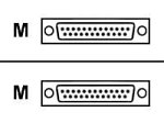 APC - Serial / parallel gender changer - DB-25 (M) - DB-25 (M)