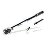 Pro-Quality 1/2 20-150 Foot-Pound Automatic Torque Wrench, 2 Extensions