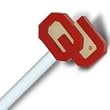NCAA Oklahoma Sooners-Drapery / Curtain Finials Rod Set