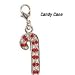 Dog Bling Holiday Jewel Collar Charms: Candy Cane