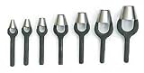 Arch Punch Set,1/4 To 7/8 In,7 Pc Westward 2AJK9