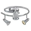 Three-Light Halogen Ceiling Fixture