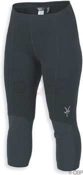Ibex Women's El Fito 3/4 Cycling Pant,Black,Medium