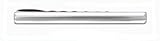 Rhodium plated brushed and polished tie slide with presentation box
