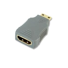Ex-Pro HDMI Type A (standard HDMI) socket to Type C (Mini HDMI) plug adaptors with gold plated contacts. V1.3 1080p Compliant.