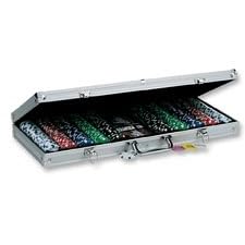 Professional Poker Set in Aluminum Case 500 Dual-Toned 11.5g chips