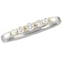 14kt. Two Tone, 1/4 ct. tw. Diamond Anniversary Ring
