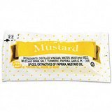 Advantus Mustard Packets, 200 Packets/Box