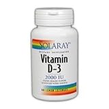 Solaray - Vitamin D-3 2000 I.U. (Lemon), 60 Lozenges