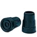 Cane Tips 5/8 Inches Black Color by Apex - Carex - 1 Pair (#A717-00)