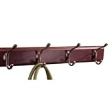 Espresso & Bronze Wall Rack