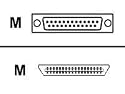APC 15ft Ieee 1284 Ac Parallel Printer Cable Microcent36m/db25m
