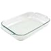 Kitchen & Housewares : Pyrex Bakeware 2-Quart Oblong Baking/Serving Dish, Clear