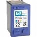 Take4Less 1-pack Color HP 22 C9352AN Remanufactured Ink Cartridges for HP DeskJet D1320 3915 3920 3940 3930V PSC1400 1401 Officejet4315 9352AN 9351AN HP21 HP22