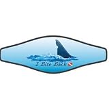 New Comfortable Neoprene Strap Wrapper for Your Scuba Diving & Snorkeling Mask - I Bite Back (Amphibious Outfitters)
