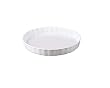 Apilco White Porcelain Round Quiche Pie Dish, 4-3/4 Inch