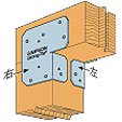 S ﾎﾟｽﾄｷｬｯﾌﾟ ACE4 R/L(ｹｰｽ)　(40pcs）シンプソン金具 SIMPSON 2×4 ツーバイフォー DIYに