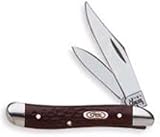CASE PEANUT TRU SHARP BLADESHandle: Jigged Brown Syn. W/Case Shield