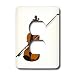 Music - Violin - Light Switch Covers - 2 plug outlet cover