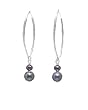 Pure Silver and Fresh Water Pearl Earrings