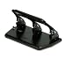 Office Depot(R) Heavy-Duty 3-Hole Paper Punch, Black