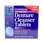 Best Price Pack of 3 EACH QC DENTURE TABLETS (EFFERDENT) 40TB PT...