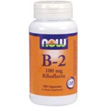 NOW Foods, Vitamin B-2 (Riboflavin) 100mg - 100 Caps