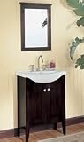 Tuxedo Bath Vanity with Mirror Combo – Fairmont Designs Bathroom Vanity 104-V26: 25 3/4″ W x 17″ D x 36″ H